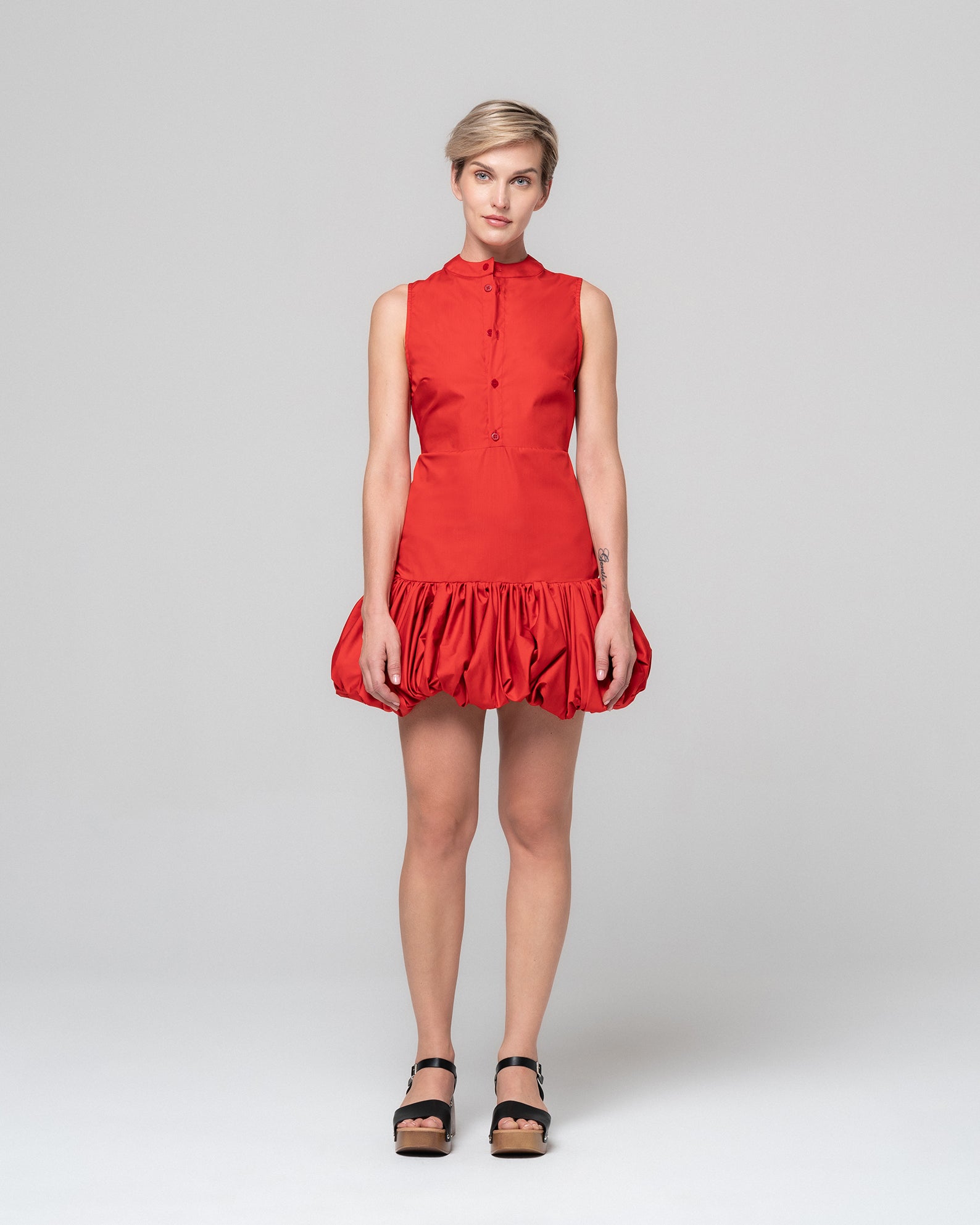 red shirt dress STELLA SHIRT DRESS – RONI HELOU